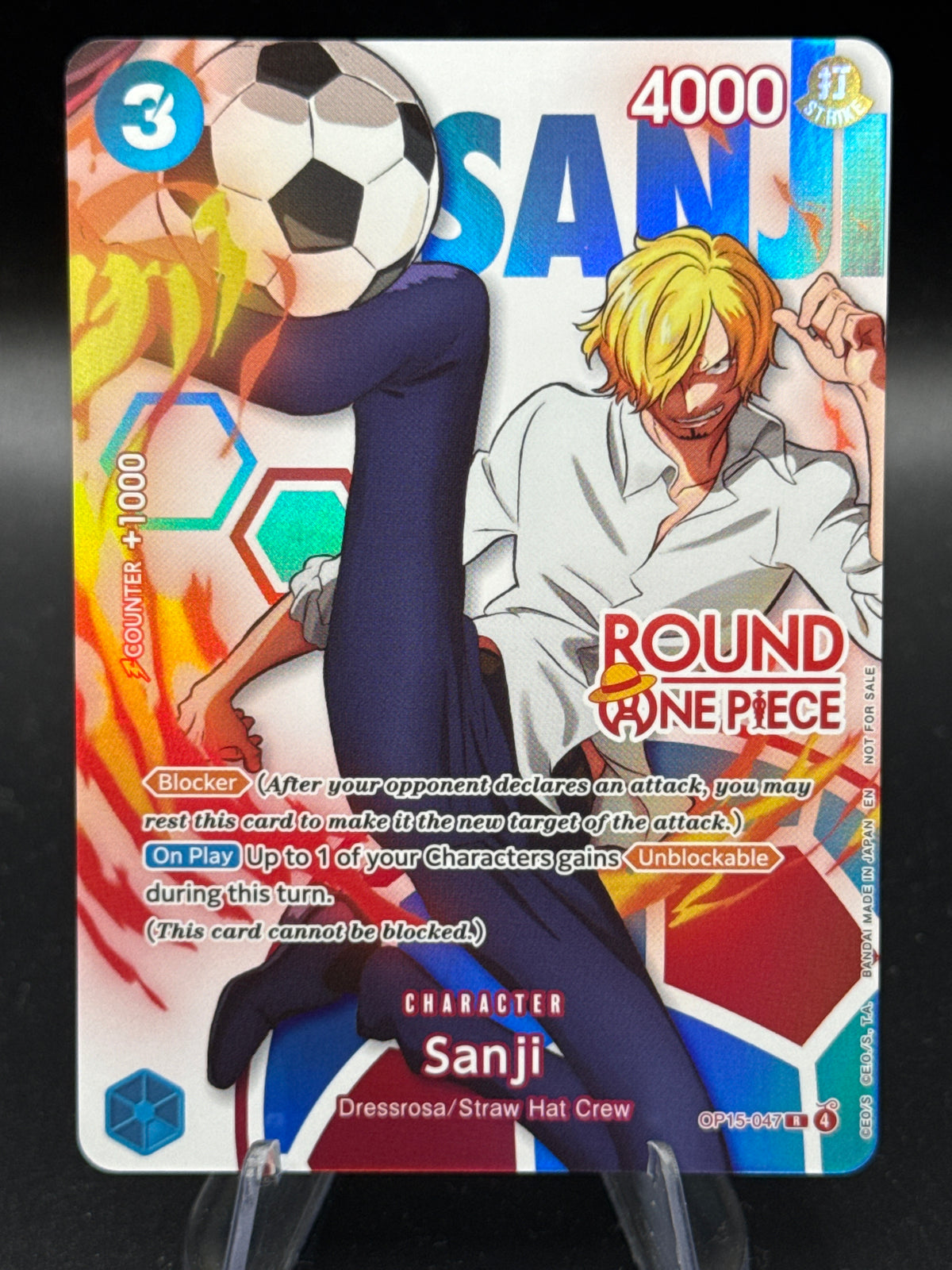 One Piece TCG: Sanji OP15-047 Round One Promo