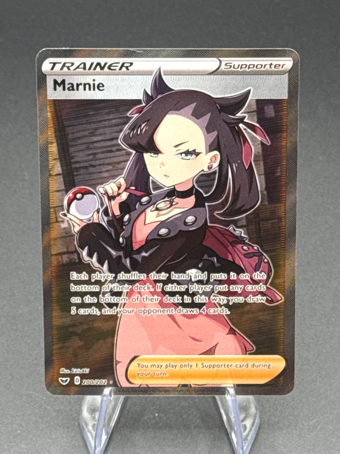 Pokémon TCG: 2020 Marnie 200/202 Sword & Shield Base Set