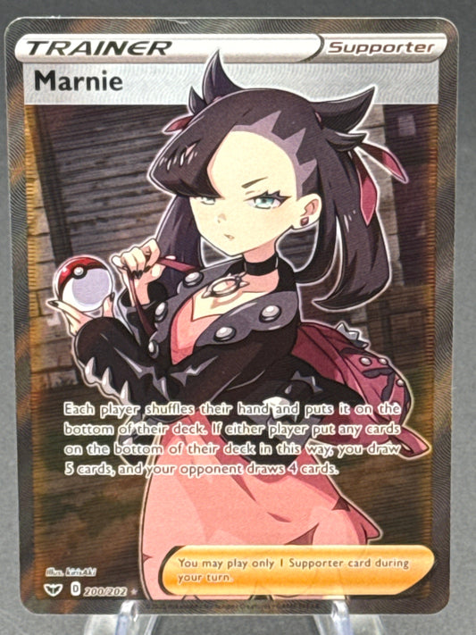 Pokémon TCG: 2020 Marnie - 200/202 - SWSH01: Sword & Shield Base Set