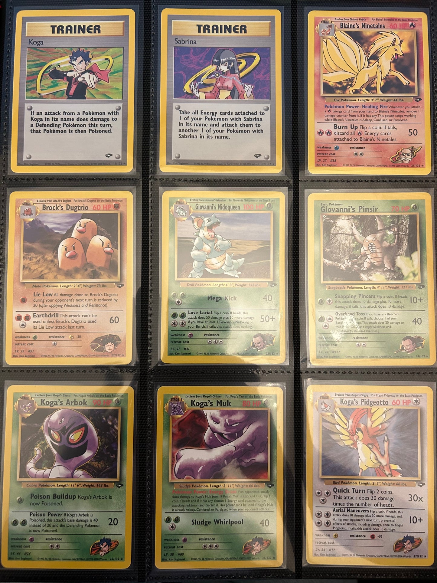 Pokémon TCG: Complete Gym Challenge Full Set - NM/LP