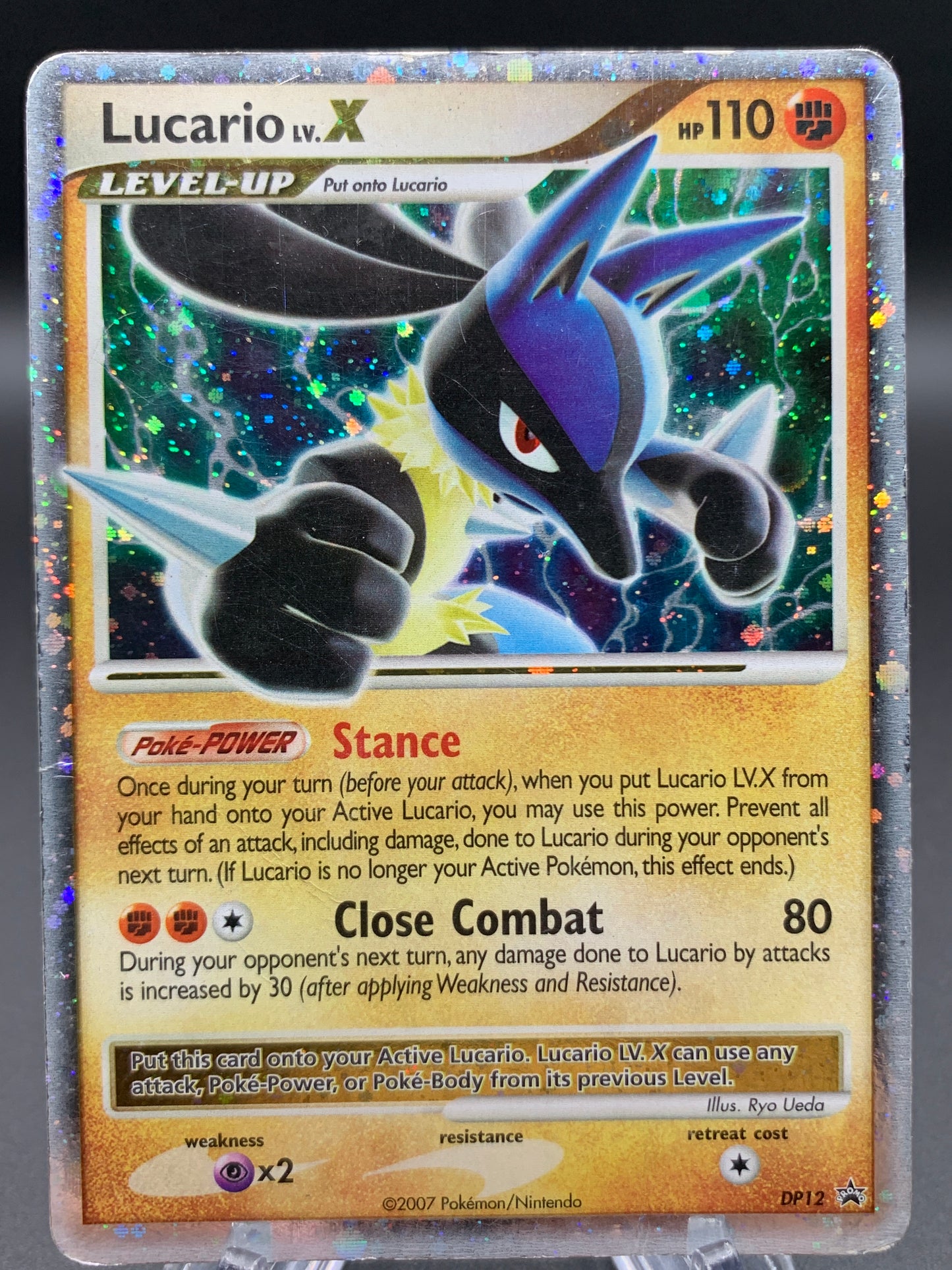 Pokémon TCG: 2007 Lucario LV.X - DP12 - PR: Diamond and Pearl Promos