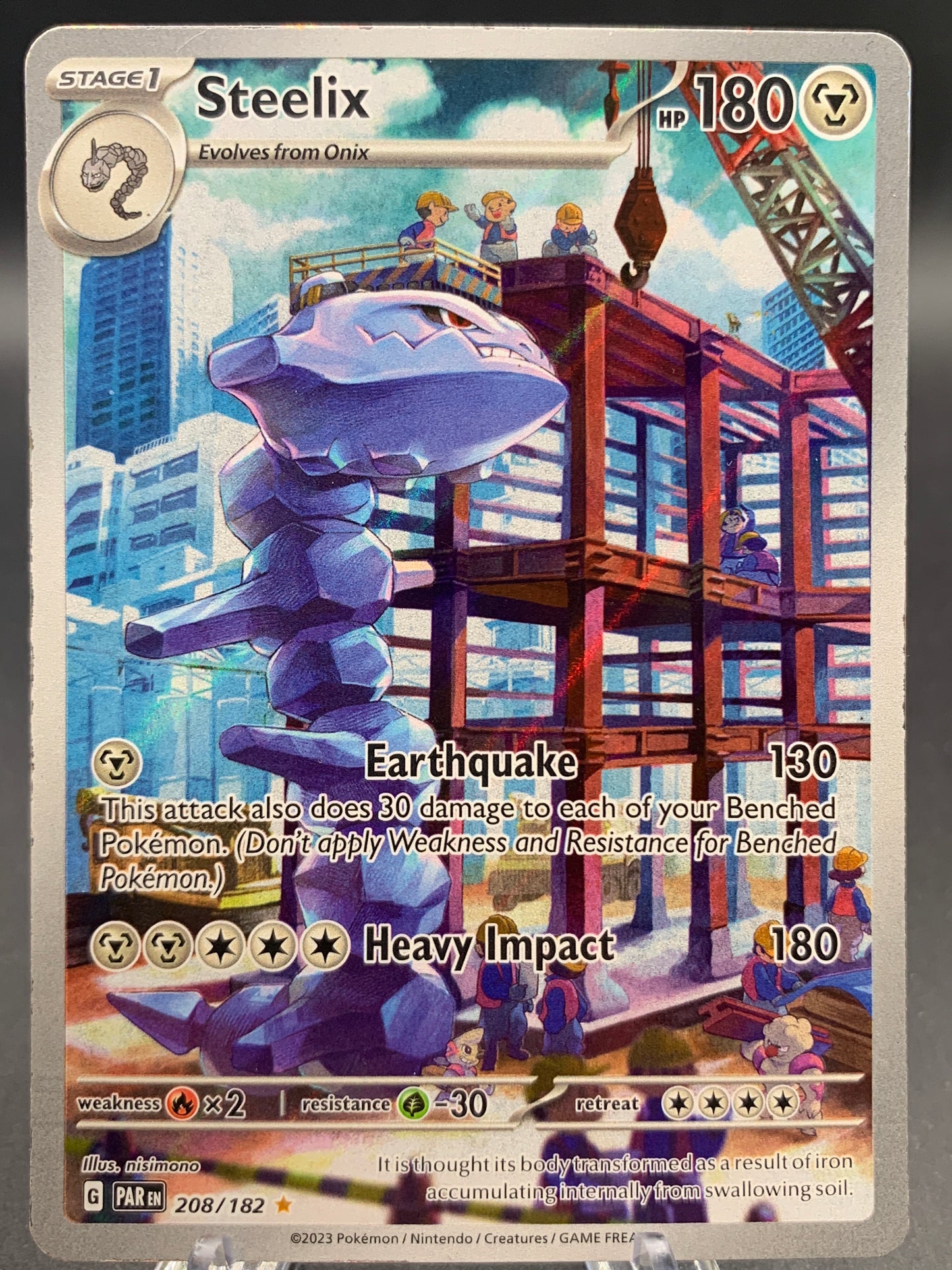 Pokémon TCG: 2023 Steelix - 208/182 - S&V: Paradox Rift