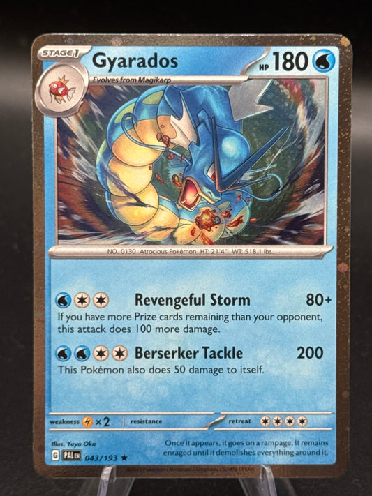 Pokémon TCG: 2023 Gyarados (Cosmo Holo) 043/193 Paldea Evolved