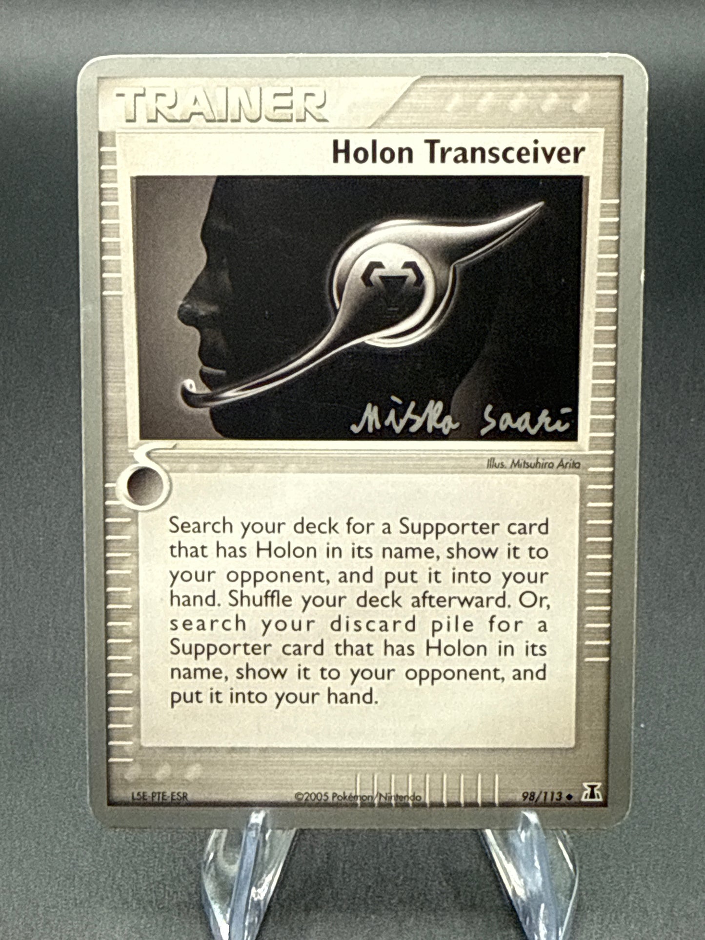 Pokémon TCG: 2006 Holon Transceiver - Miska Saari-  World Championship Decks (WCD)