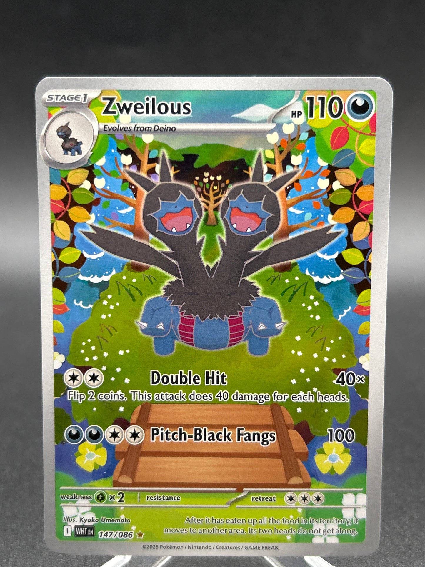 Pokémon TCG: 2025 Zweilous 147/086 SV: White Flare