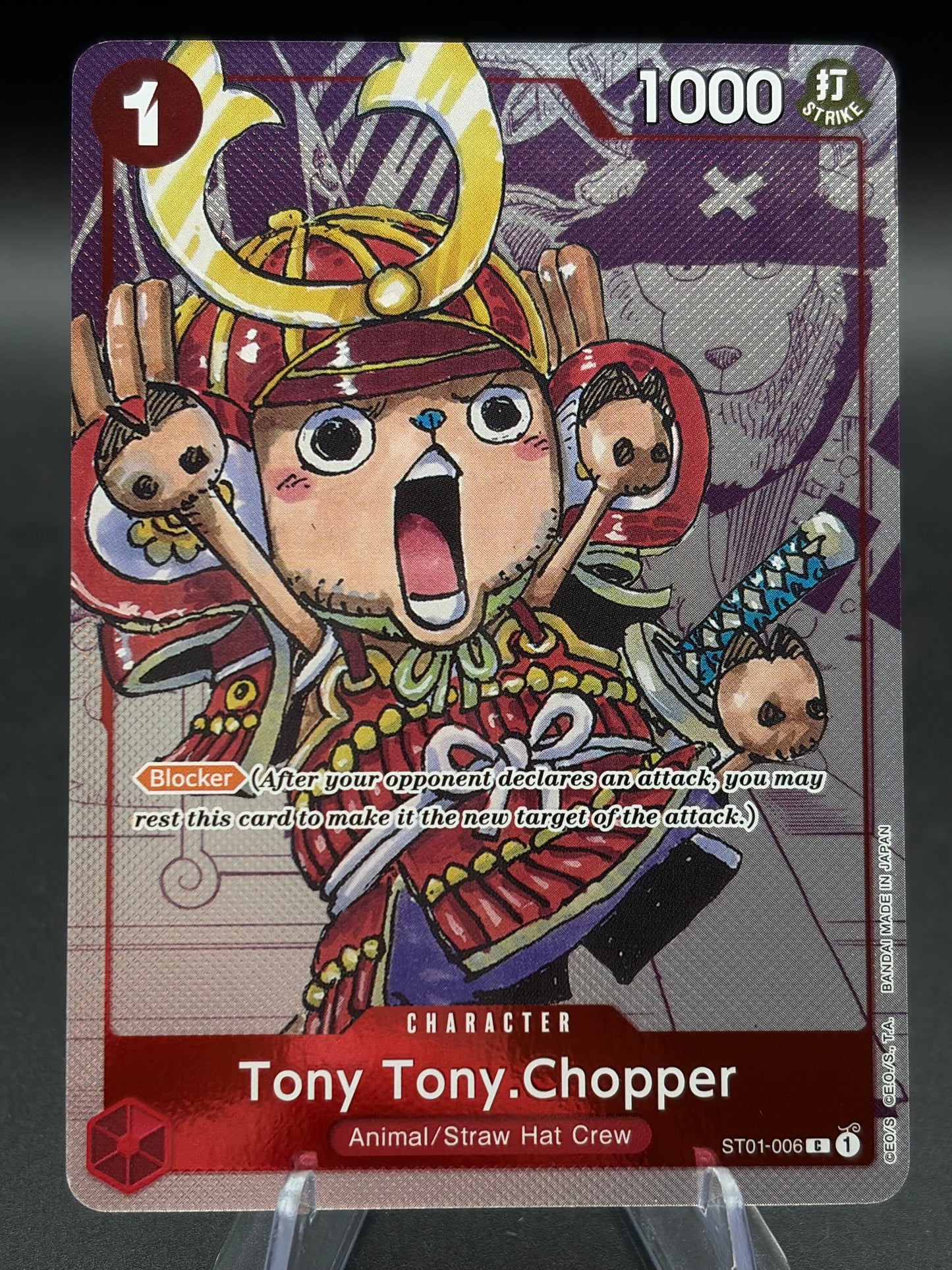 One Piece TCG: Tony Tony.Chopper - ST01-006 (Alternate Art) - One Piece Promotion Cards (OP-PR)