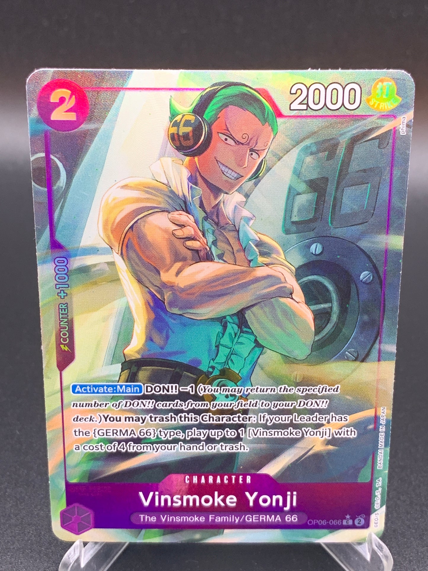 One Piece TCG: Vinsmoke Yonji OPO6-066 C PAR Premium Booster: The Best