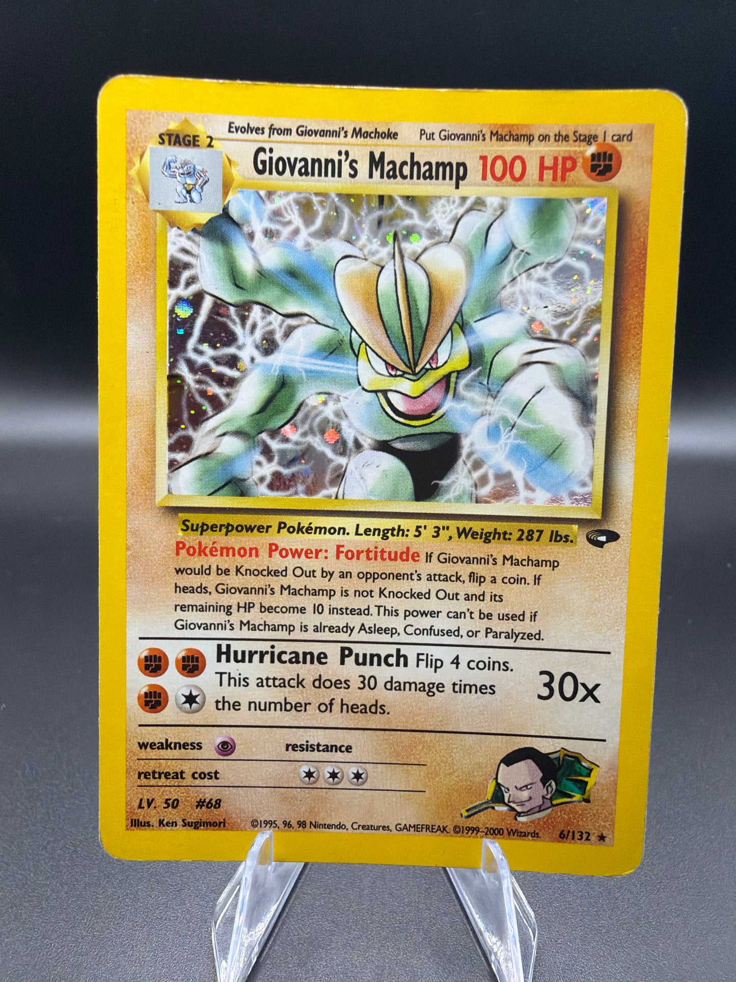 Pokémon TCG: 2000 Giovanni's Machamp - 6/132 - Gym Challenge