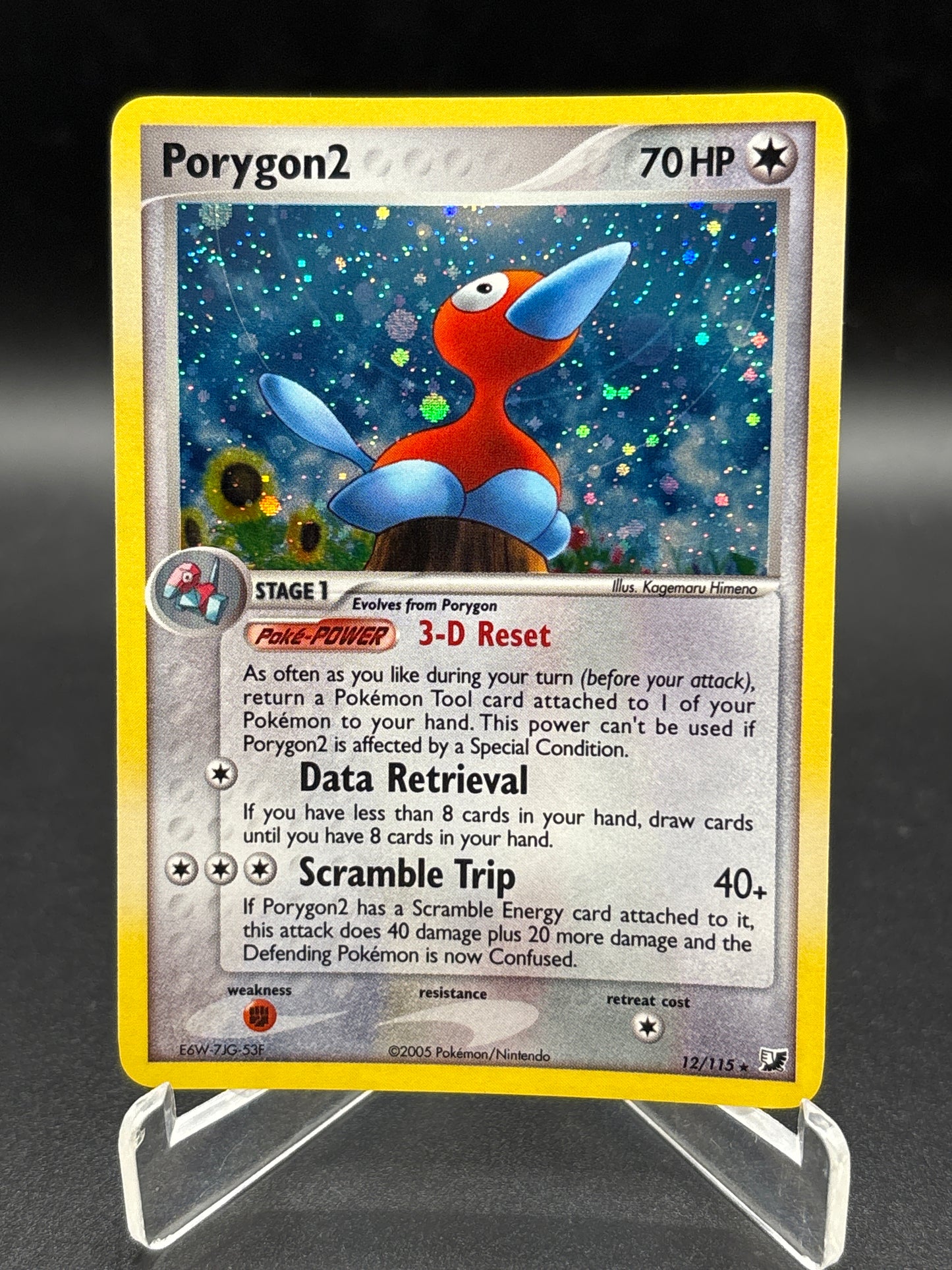 Pokémon TCG: 2005 Porygon2 12/115 Unseen Forces Holo