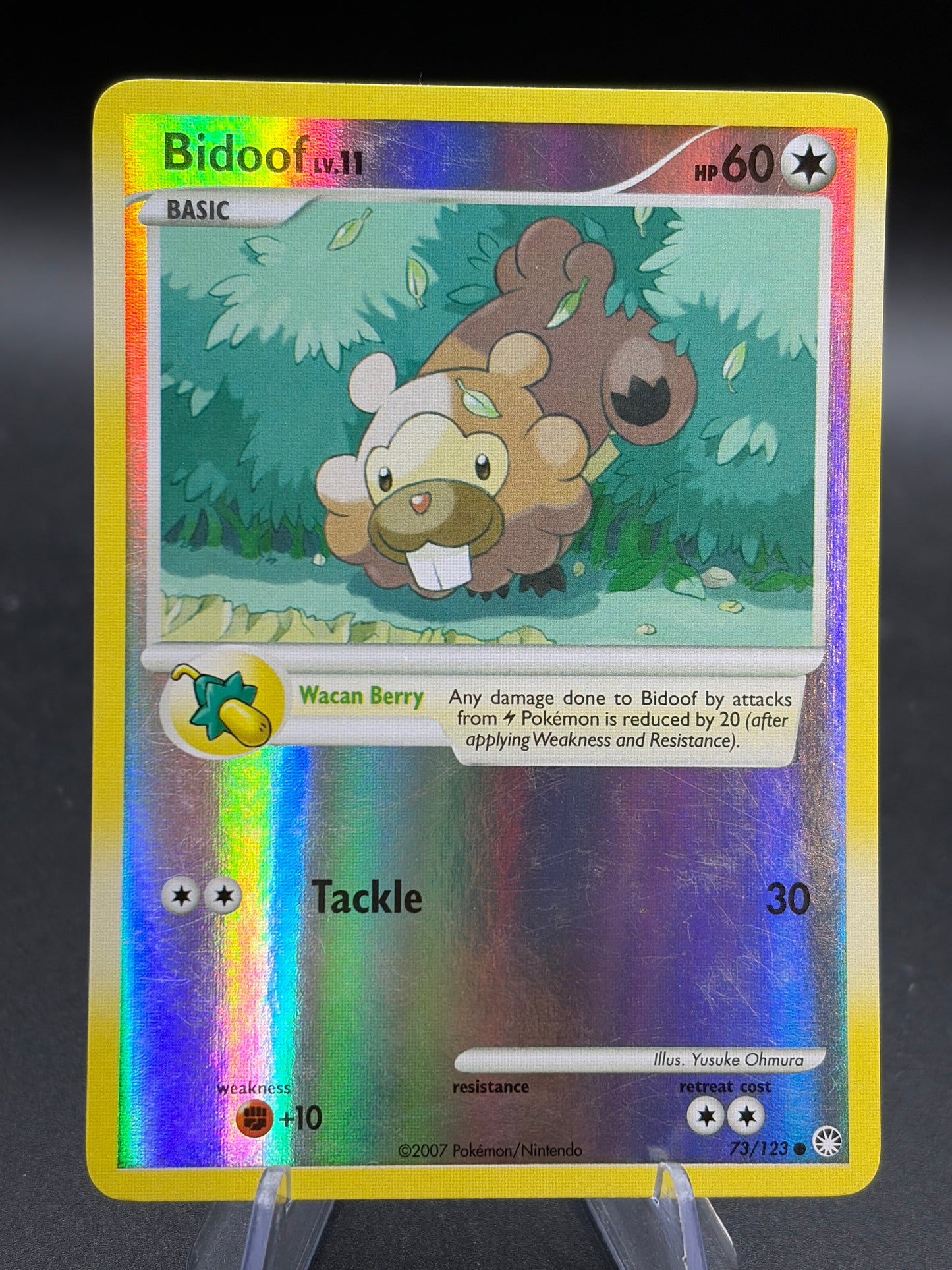 Pokémon TCG: 2007 Bidoof - Mysterious Treasures (MT)