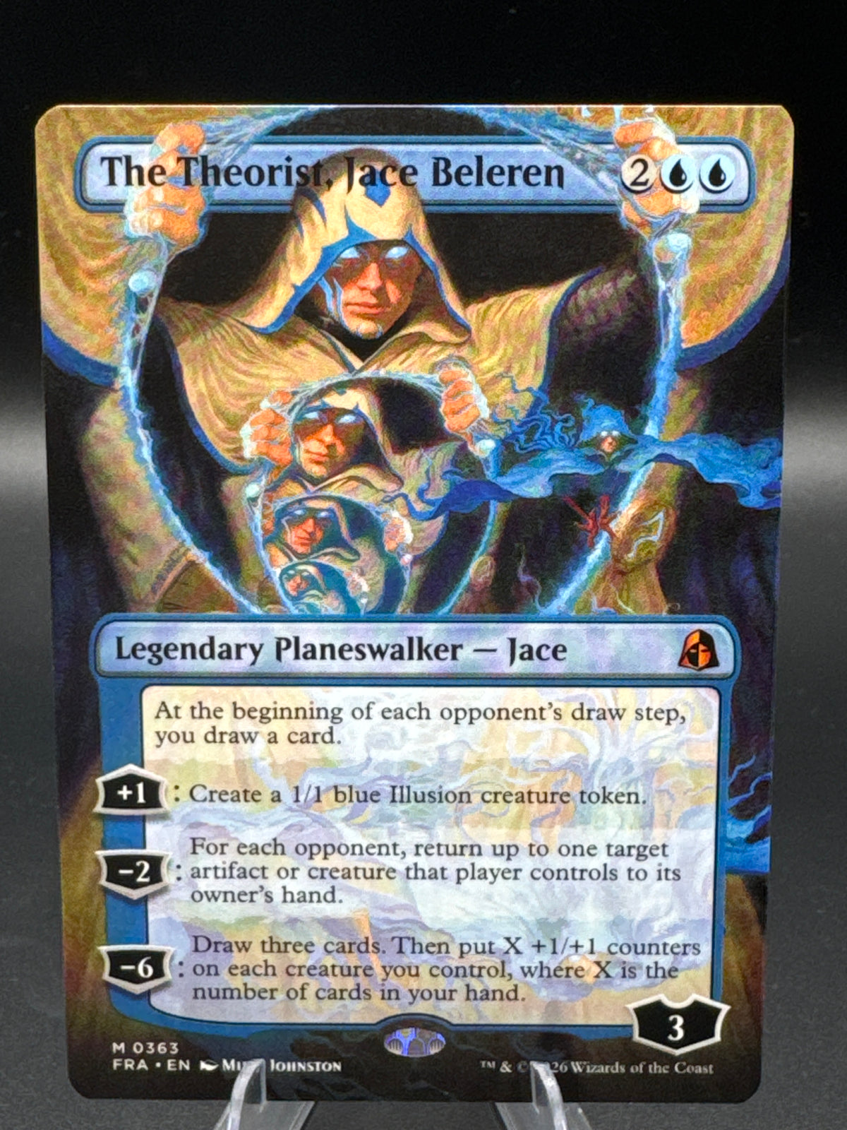 Magic The Gathering: 2026 The Theorist, Jace Beleren (Borderless) (0363) - Reality Fracture (FRA)