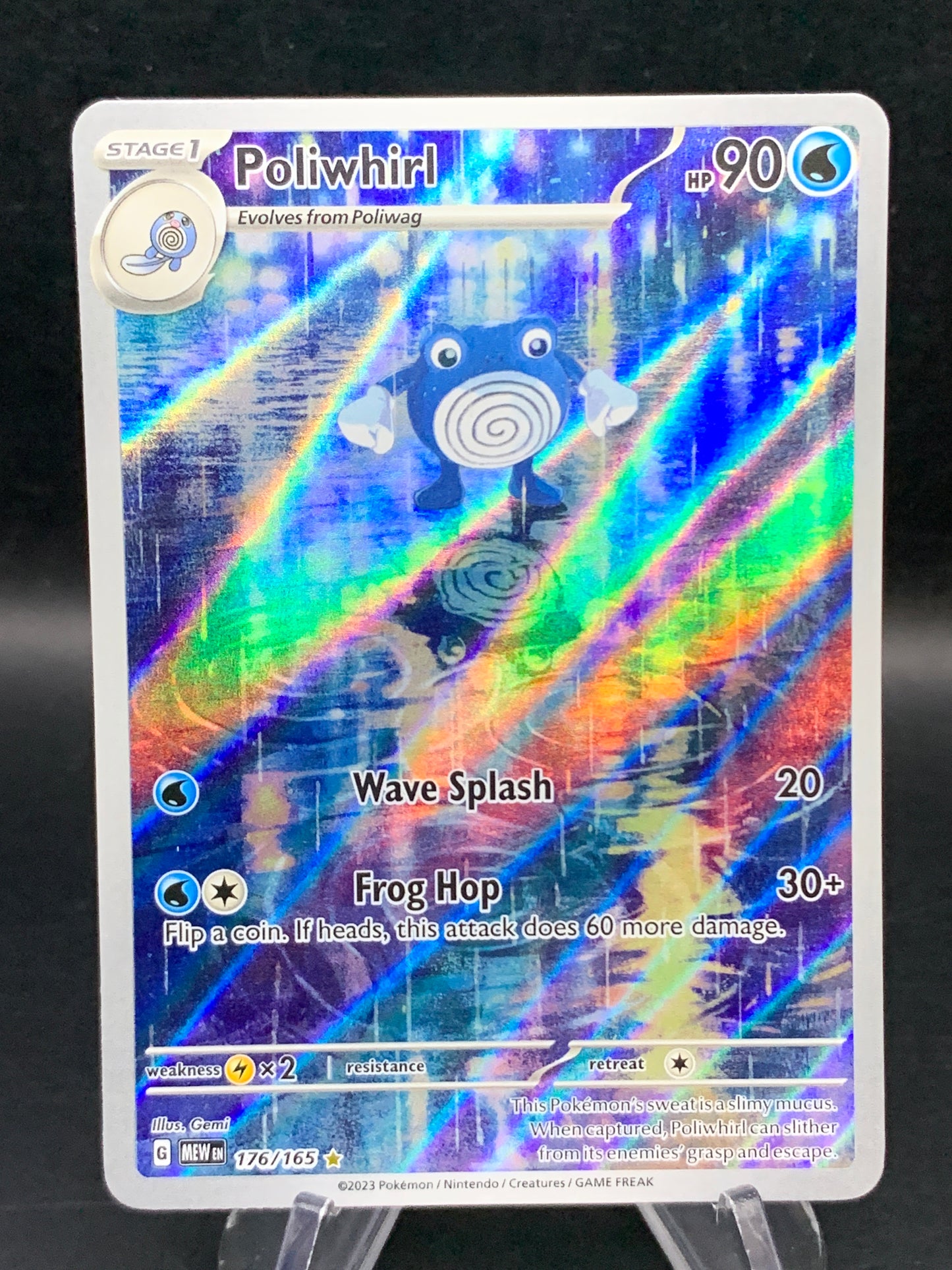 Pokémon TCG: 2023 Poliwhirl - 176/165 - SV: Scarlet & Violet 151