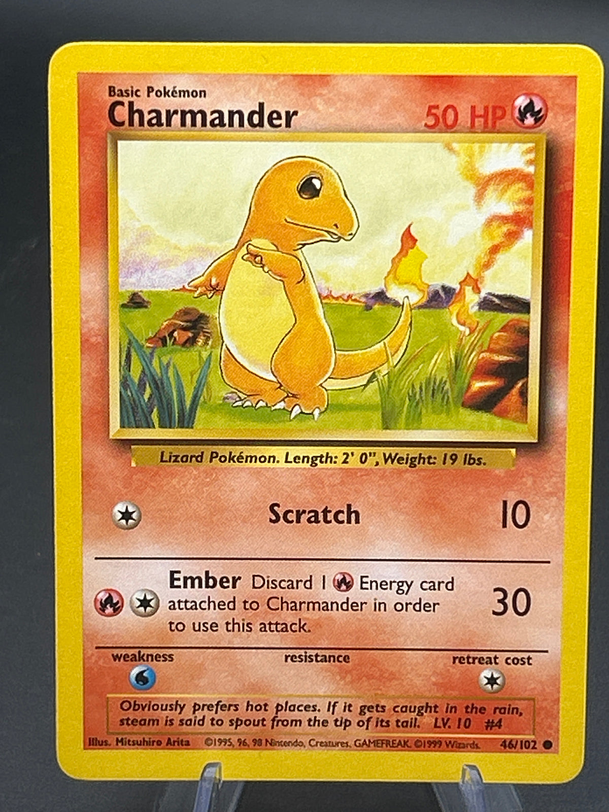 Pokémon TCG: 1999 Charmander 46/102 Base Set