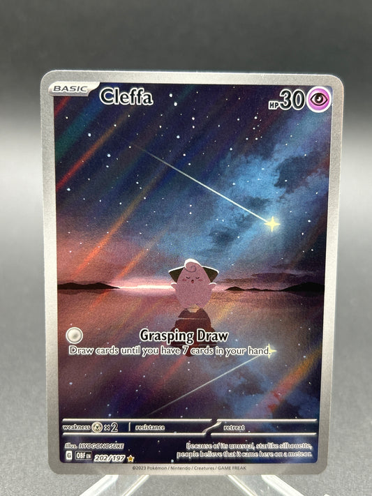 Pokémon TCG: 2023 Cleffa 202/197 SV: Obsidian Flames