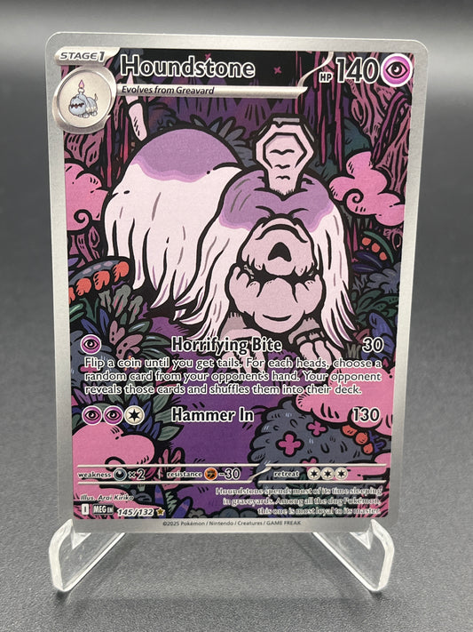 Pokémon TCG: 2025 Houndstone 145/132 MEG: Mega Evolution