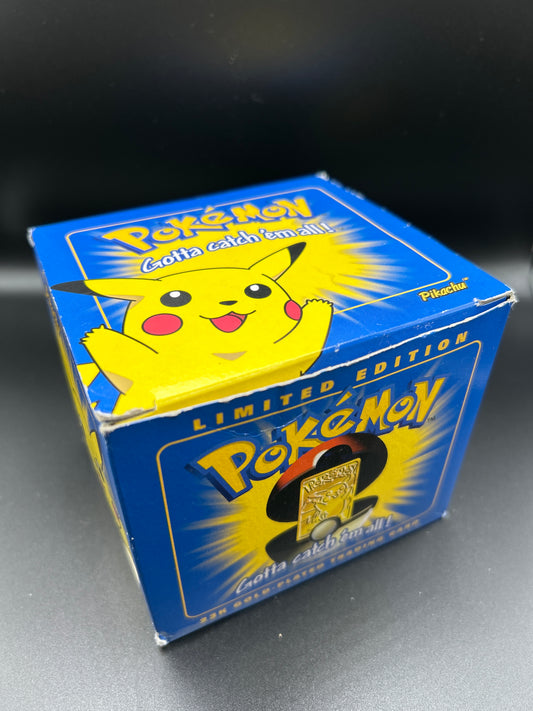 Pokémon TCG: 1999 Gold Plated Pikachu - Burger King Vintage