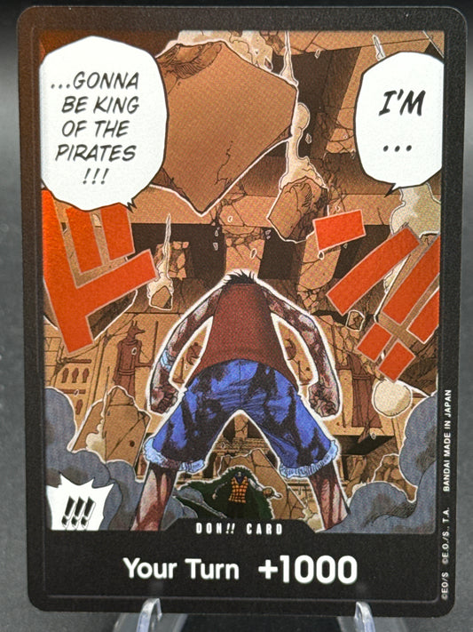 One Piece TCG: DON!! Card (Luffy vs. Crocodile) (Devil Fruits Collection Vol. 1)
