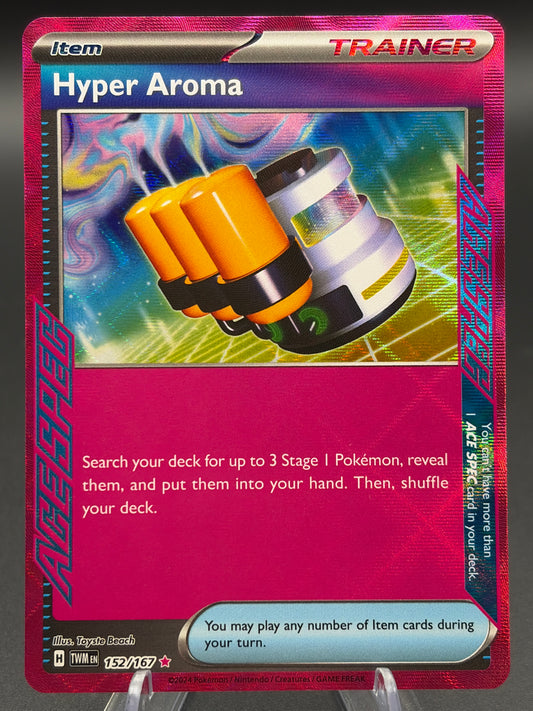 Pokémon TCG: 2024 Hyper Aroma Ace Card - 152/167 - Twilight Masquerade