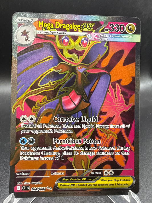 Pokémon TCG: 2026 Mega Dragalge ex - 104/086 - ME04: Chaos Rising