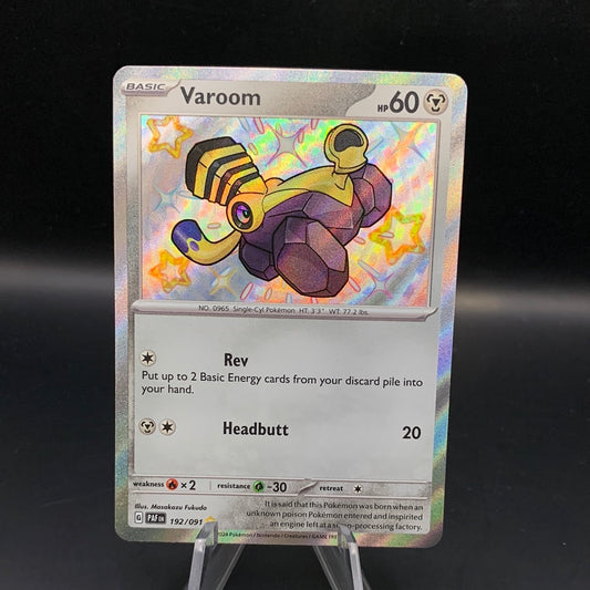 Pokémon TCG: 2024 Varoom 192/091 S&V Paldean Fates Baby Shiny