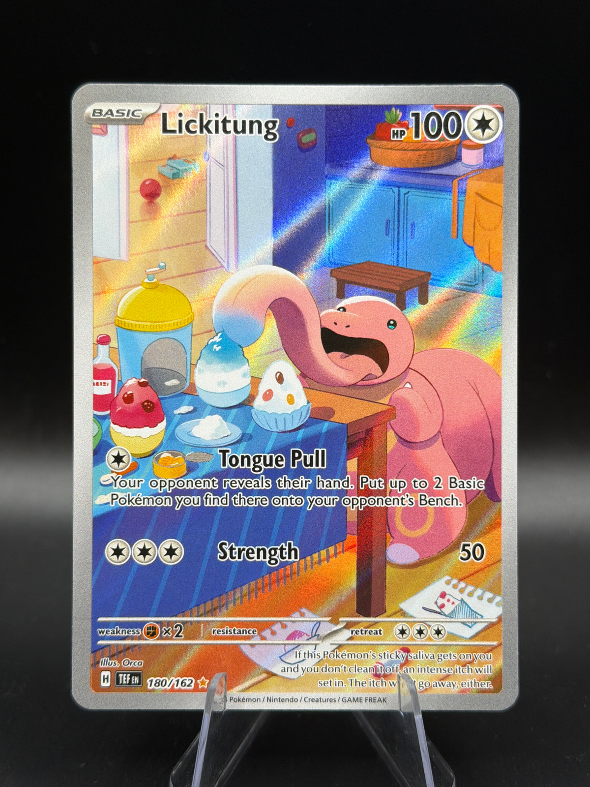 Pokémon TCG: 2024 Lickitung - 180/162 - SV05: Temporal Forces