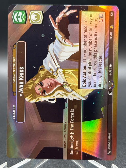 Star Wars TCG: Avar Kriss - Marshal of Starlight (Showcase) - Legends of the Force (LOF)