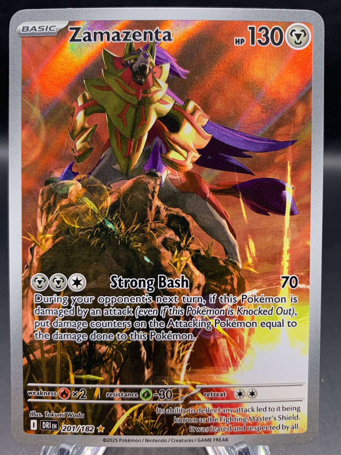 Pokémon TCG: 2025 Zamazenta - 201/182 - SV: Destined Rivals