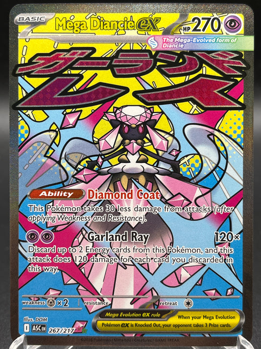 Pokémon TCG: 2026 Mega Diancie ex - 267/217 - ME: Ascended Heroes