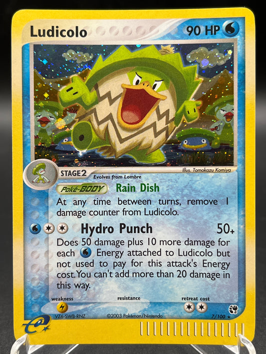 Pokémon TCG: 2003 Ludicolo 7/100 EX: Sandstorm Holo