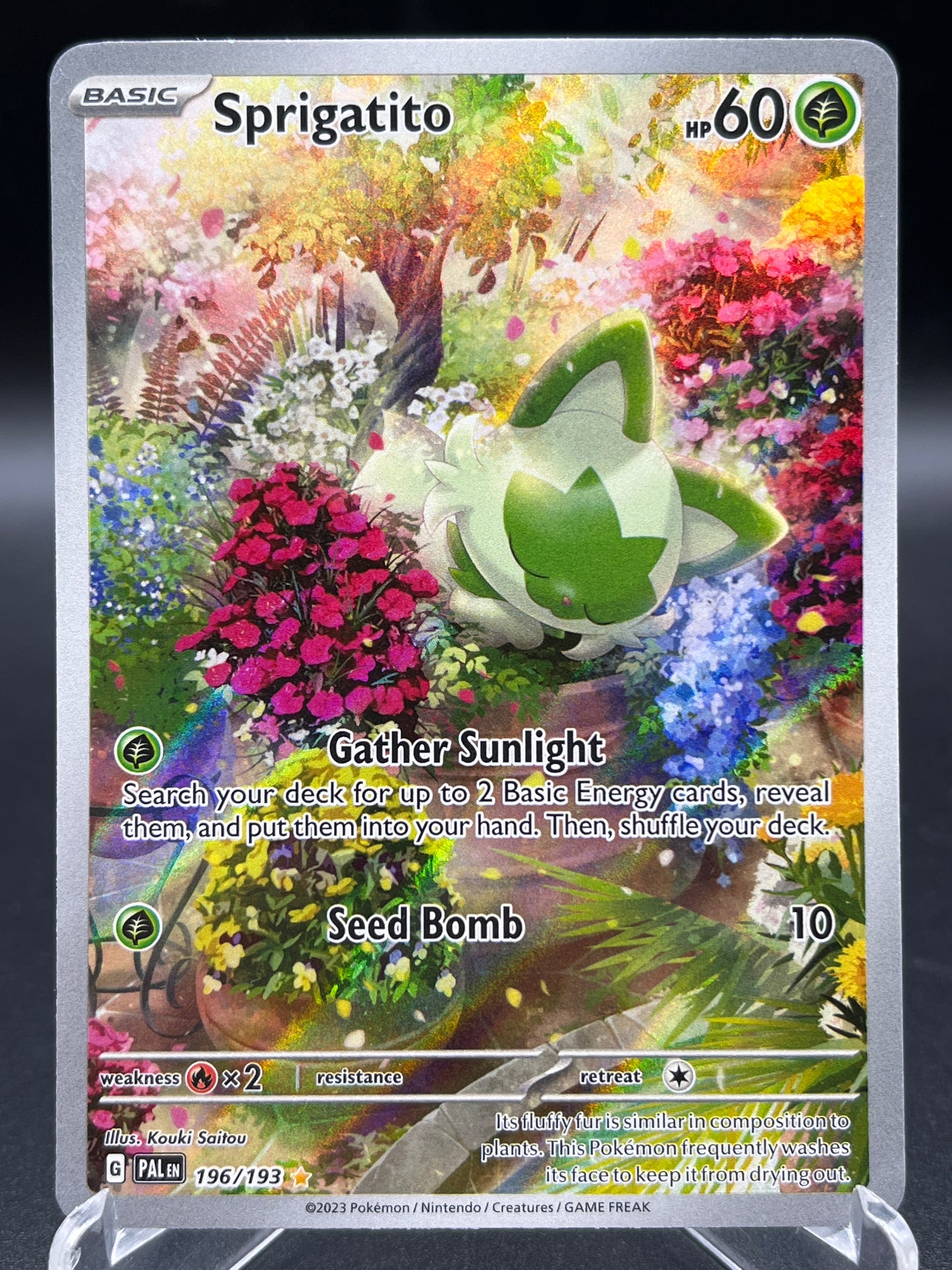 Pokémon TCG: 2023 Sprigatito 196/193 SV: Paldea Evolved