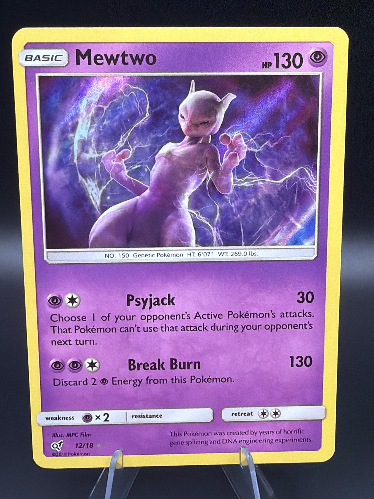 Pokémon TCG: 2019 Mewtwo 12/18 - Detective Pikachu