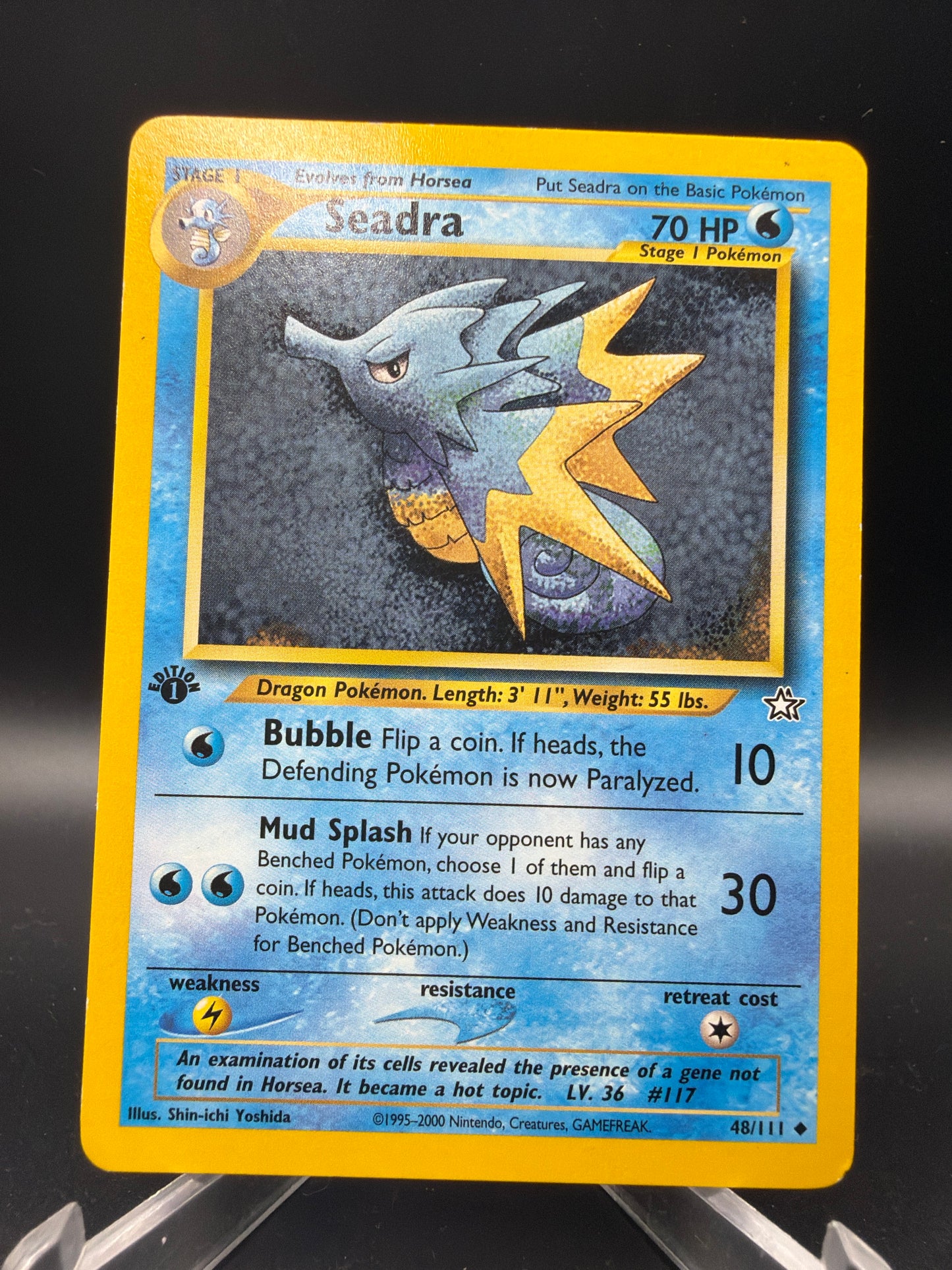 Pokémon TCG: 2000 Seadra -48/111 - 1st Edition Neo Genesis (N1)