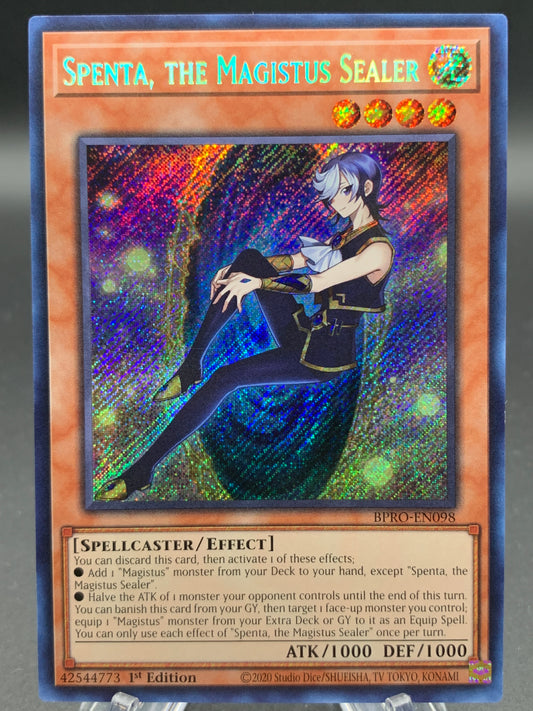Yu-Gi-Oh! TCG: Spenta, the Magistus Sealer - BPRO-EN098- BPRO: Burst Protocol 1st Edition