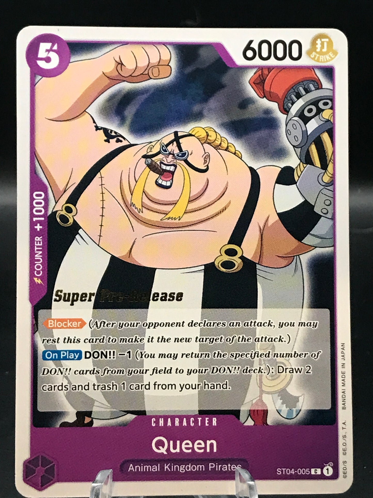 One Piece TCG: Queen ST04-005 C Starter Deck 4: Animal Kingdom Pirates ST-04 Pre-release