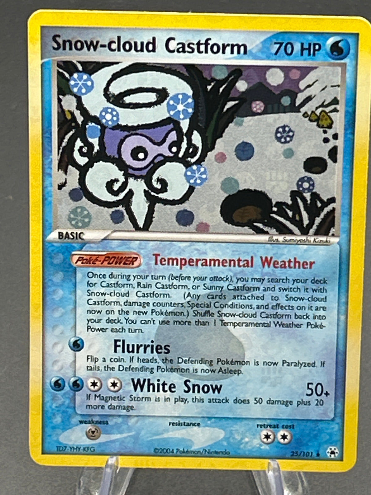 Pokémon TCG: 2004 Snow-cloud Castform - EX Hidden Legends (HL) - Reverse Holo