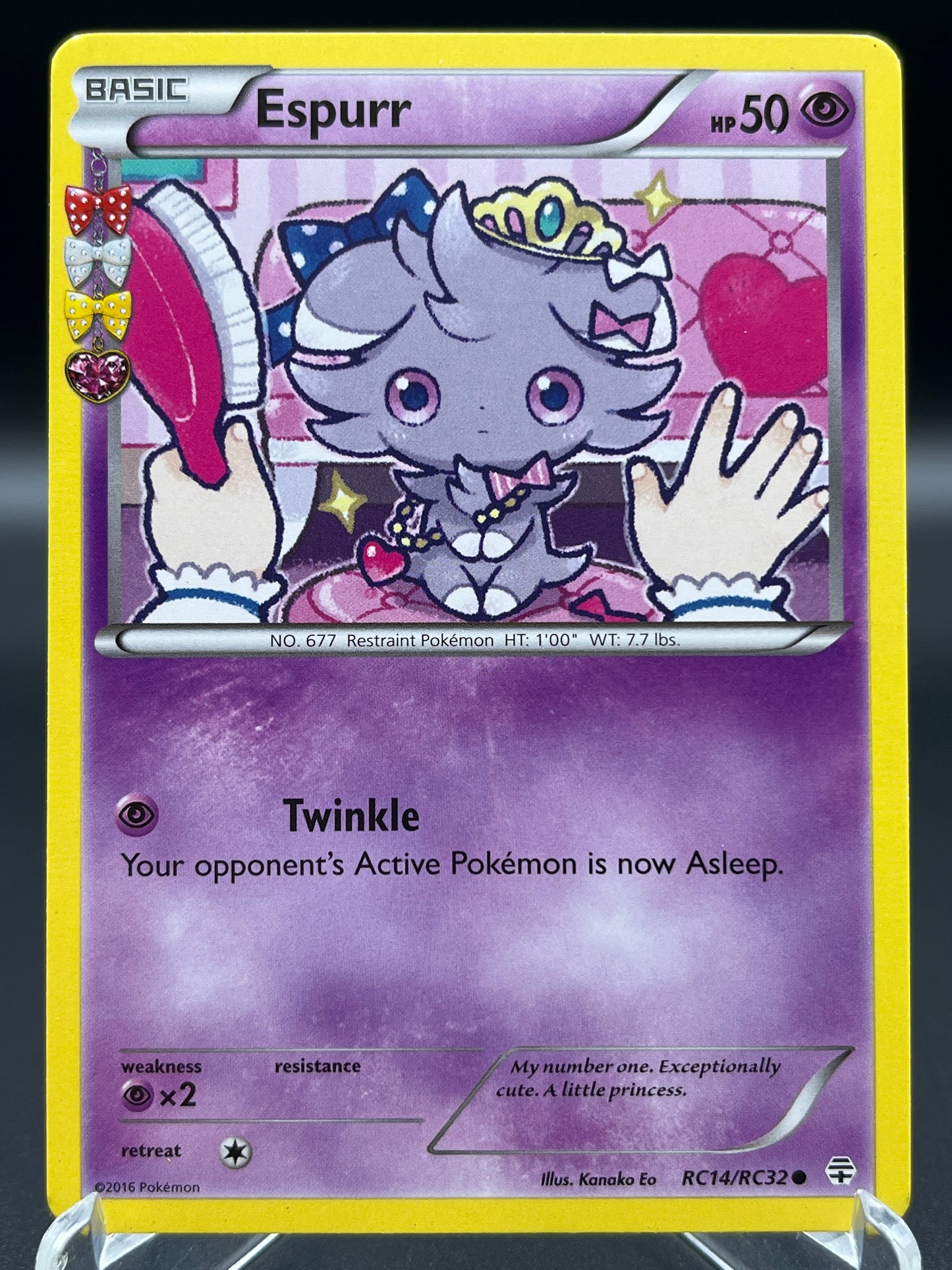 Pokémon TCG: 2016 Espurr - RC14/RC32 - XY: Generations Radiant Collection