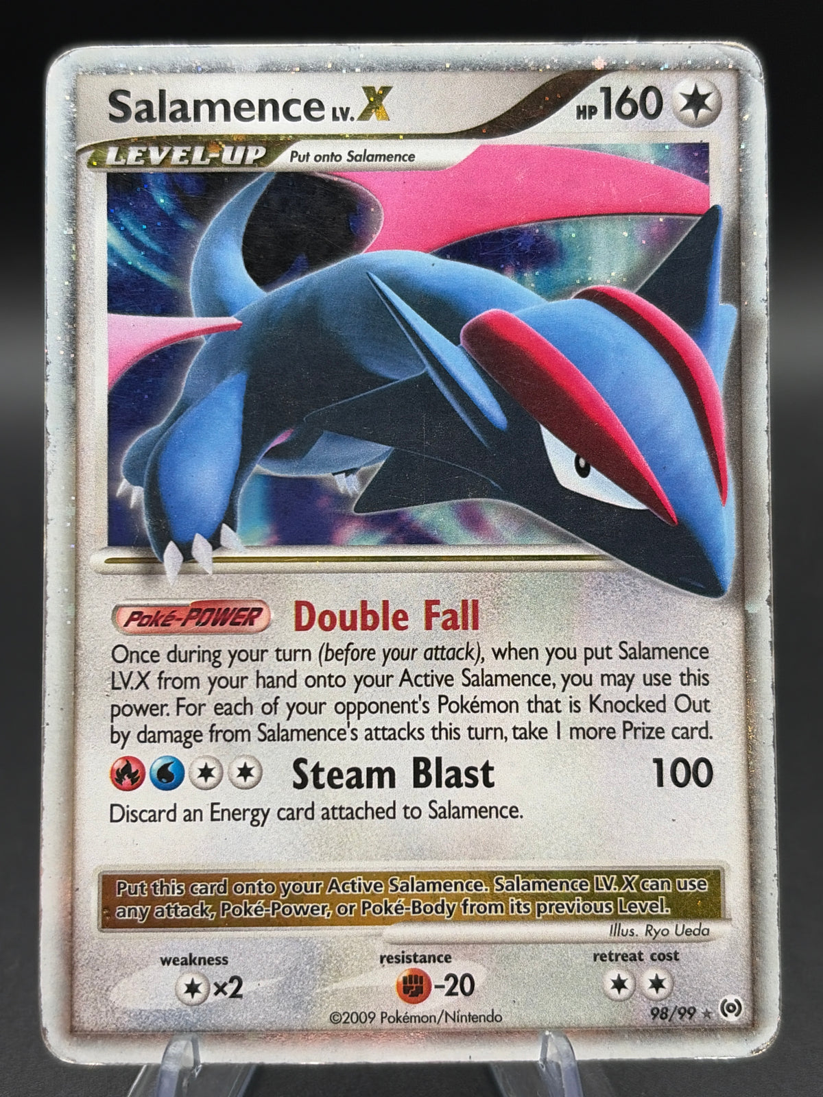 Pokémon TCG: 2009 Salamence LV.X - 98/99 - Platinum: Arceus