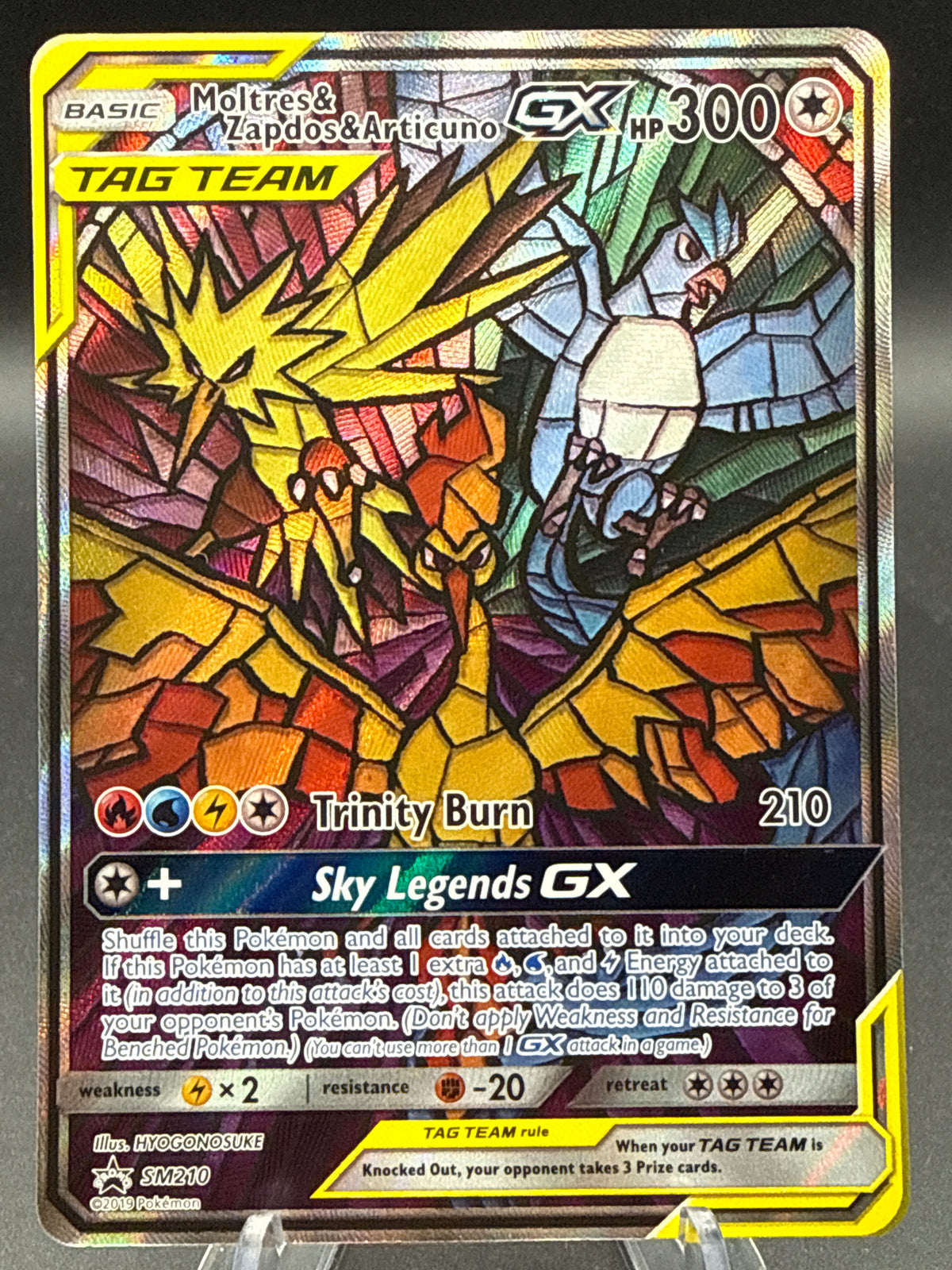Pokémon TCG: 2019 Moltres & Zapdos &  Articuno GX - SM210 - S&M: Promo