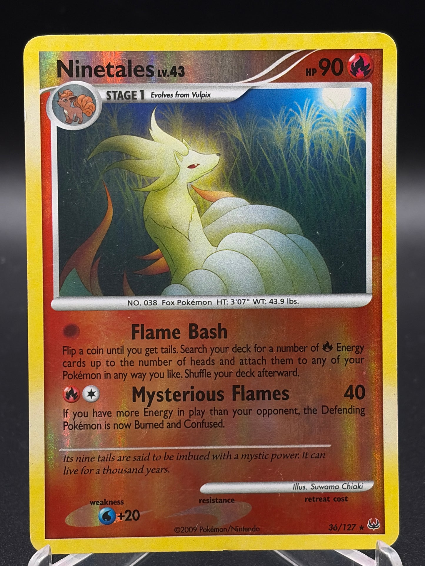 Pokémon TCG: 2007 Ninetales 32/123 - Mysterious Treasures Reverse Holo HP