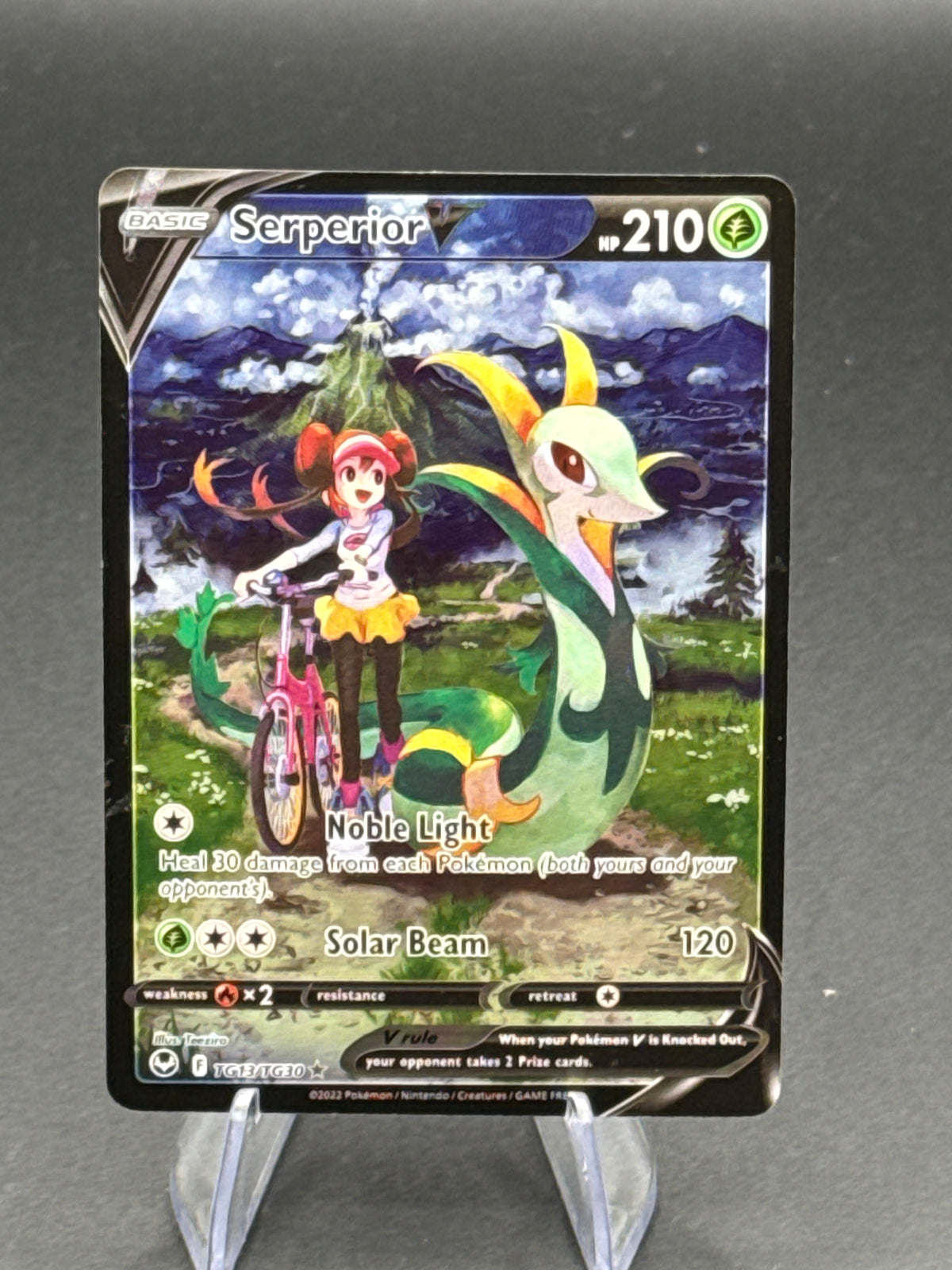 Pokémon TCG: 2022 Serperior V TG13/TG30 SWSH: Silver Tempest Trainer Gallery