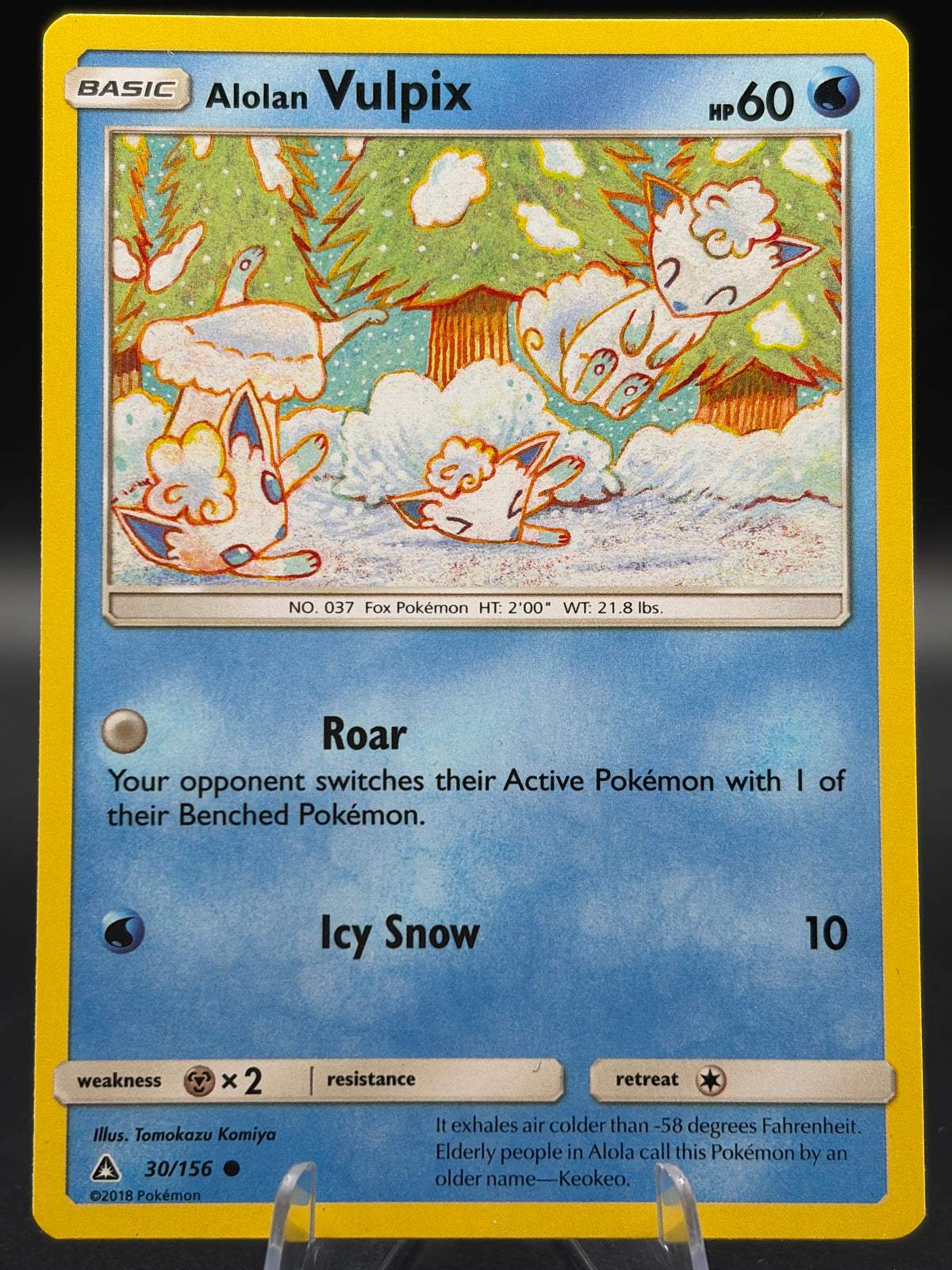 Pokémon TCG: Alolan Vulpix - 30/156 - Ultra Prism (SM05)