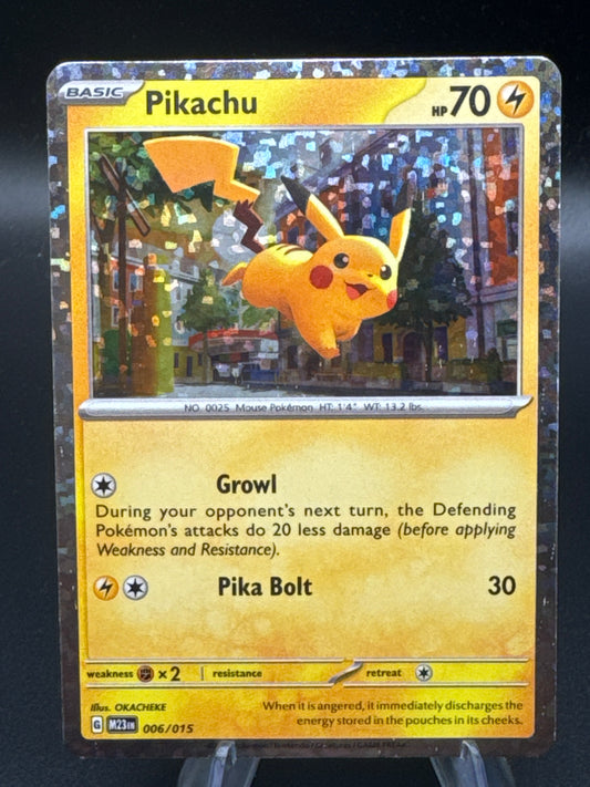 Pokémon TCG: 2023 Pikachu 006/015 - McDonald's Promos 2023