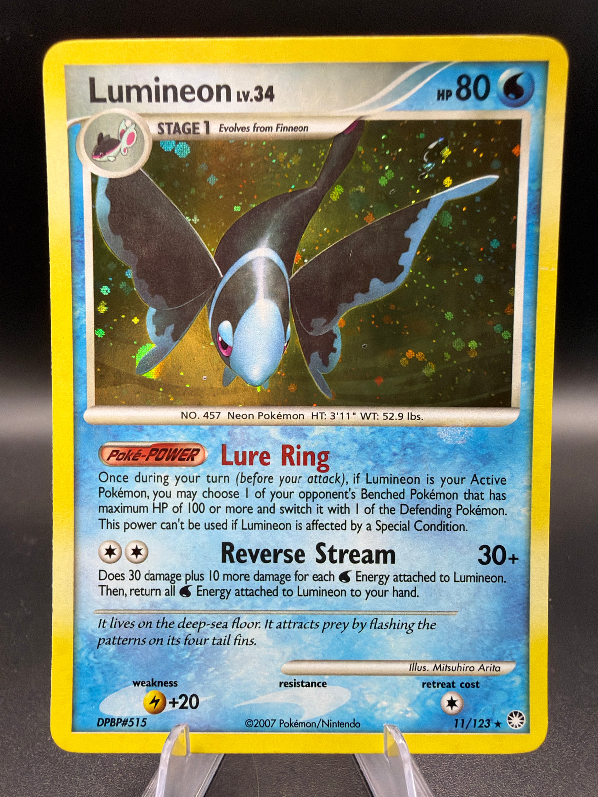 Pokémon TCG: 2007 Lumineon 11/123 - Mysterious Treasures