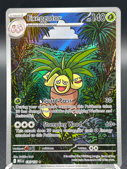 Pokémon TCG: 2025 Exeggutor 135/132 MEG: Mega Evolution