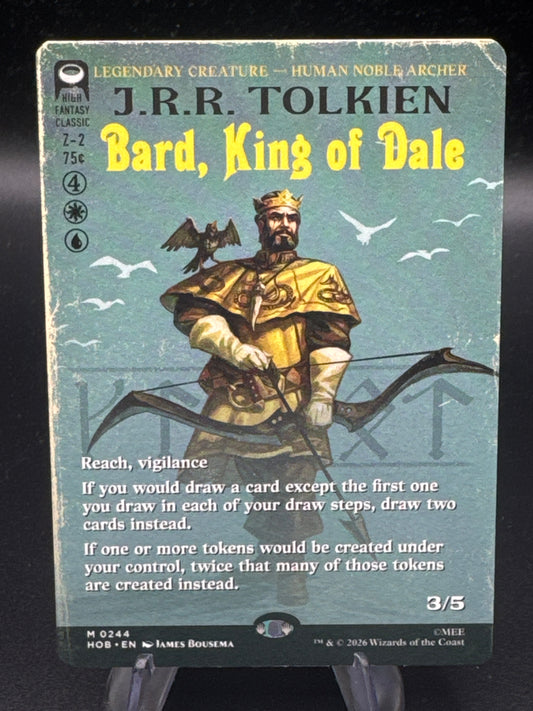Magic The Gathering: Bard, King of Dale (Borderless) M 0244 - The Hobbit (HOB)