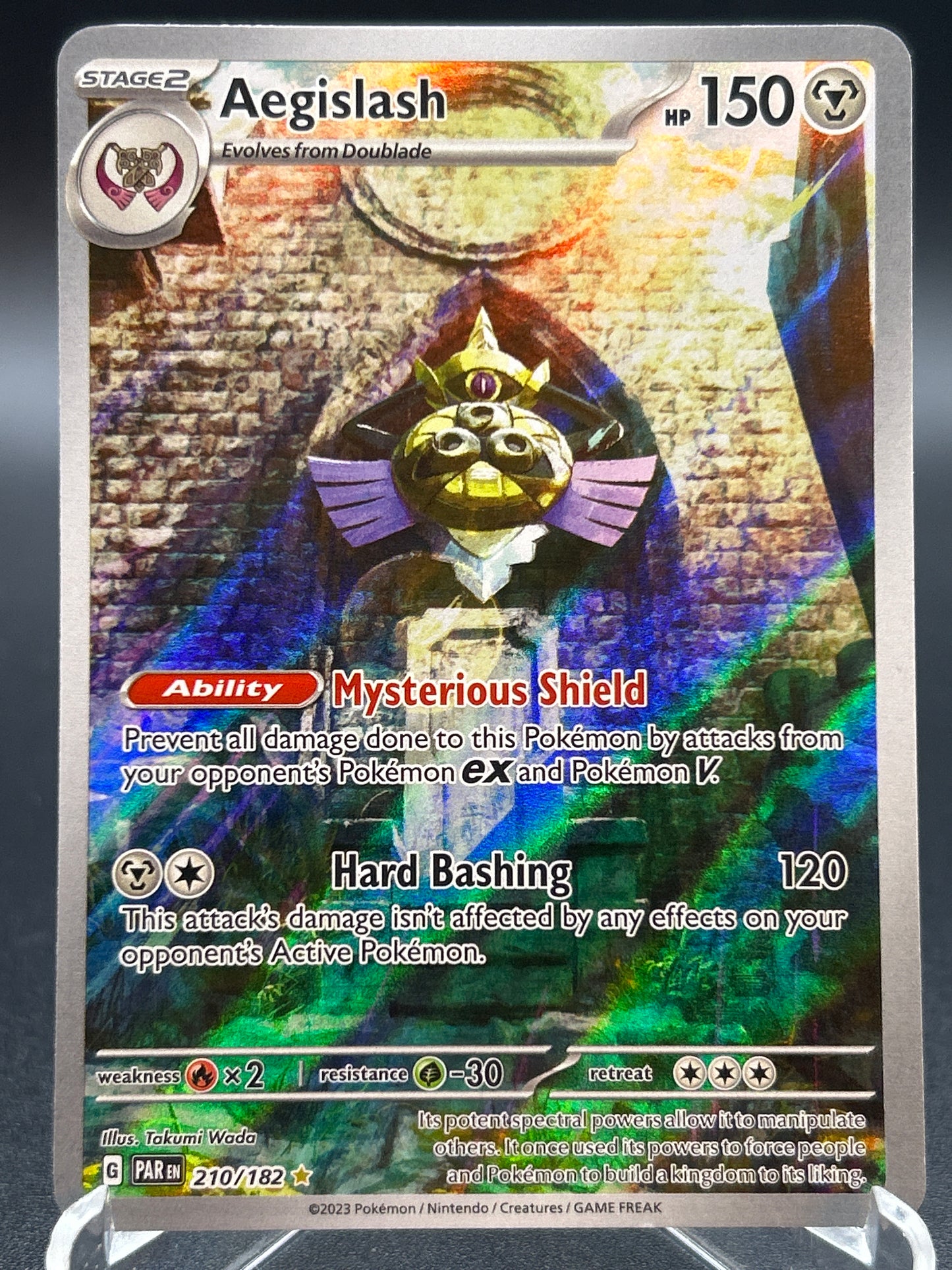 Pokémon TCG: 2023 Aegislash - 210/182 - SV04 - Paradox Rift