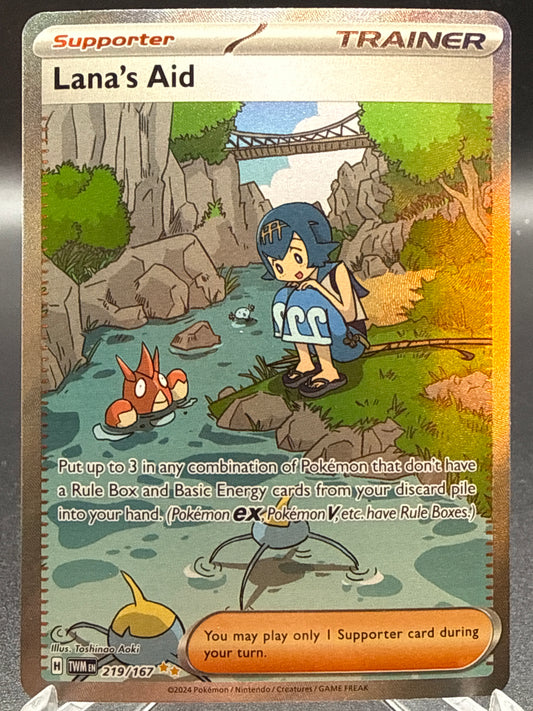 Pokemon TCG: 2024 Lana's Aid 219/167 S&V: Twilight Masquerade