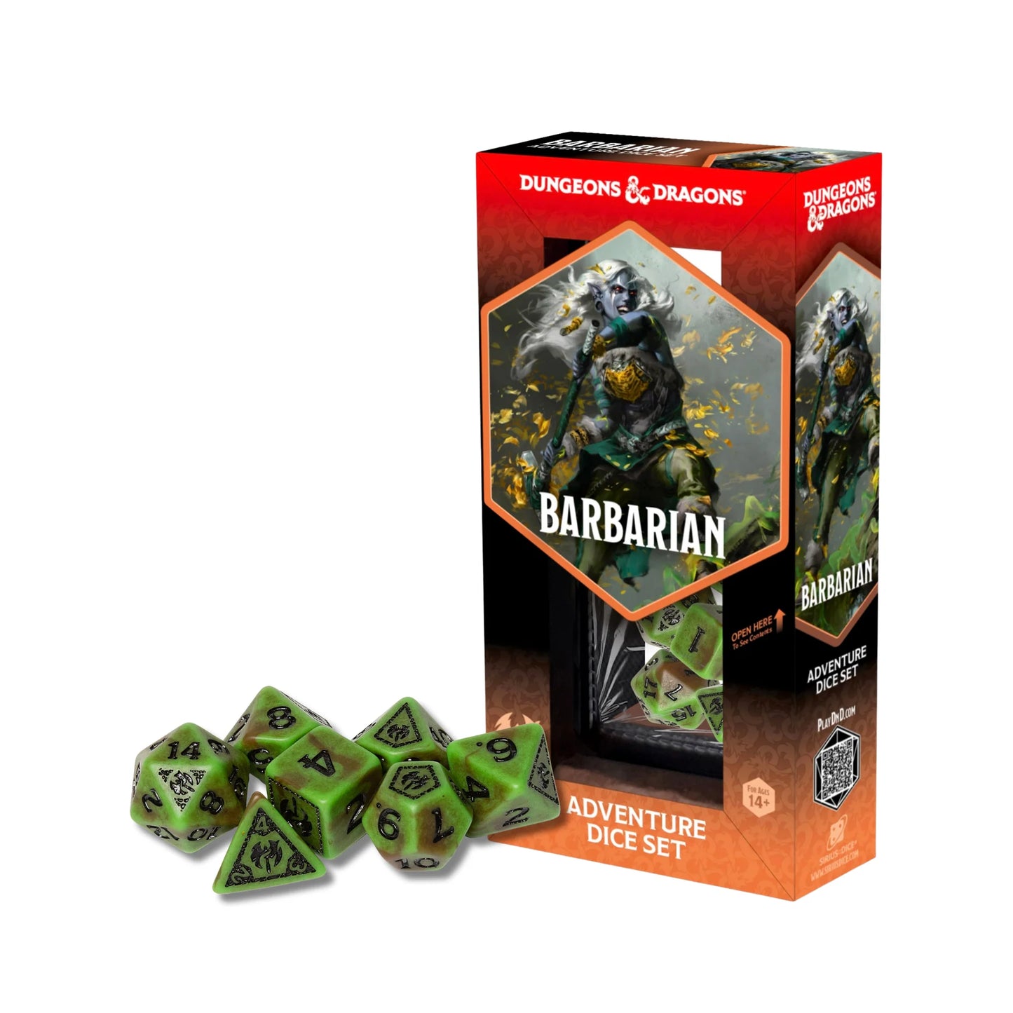 Dungeons & Dragons: Barbarian - Adventure Dice Set