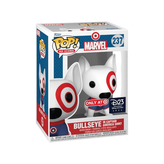 Funko PoP! Marvel: Bullseye in Captain America Shirt 237 (Target exclusive & Disney 2024 ultimate Disney fan event)