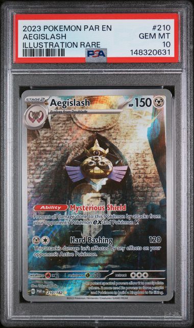PSA 10 Pokemon TCG: 2023 Aegislash 210/182 - Paradox Rift